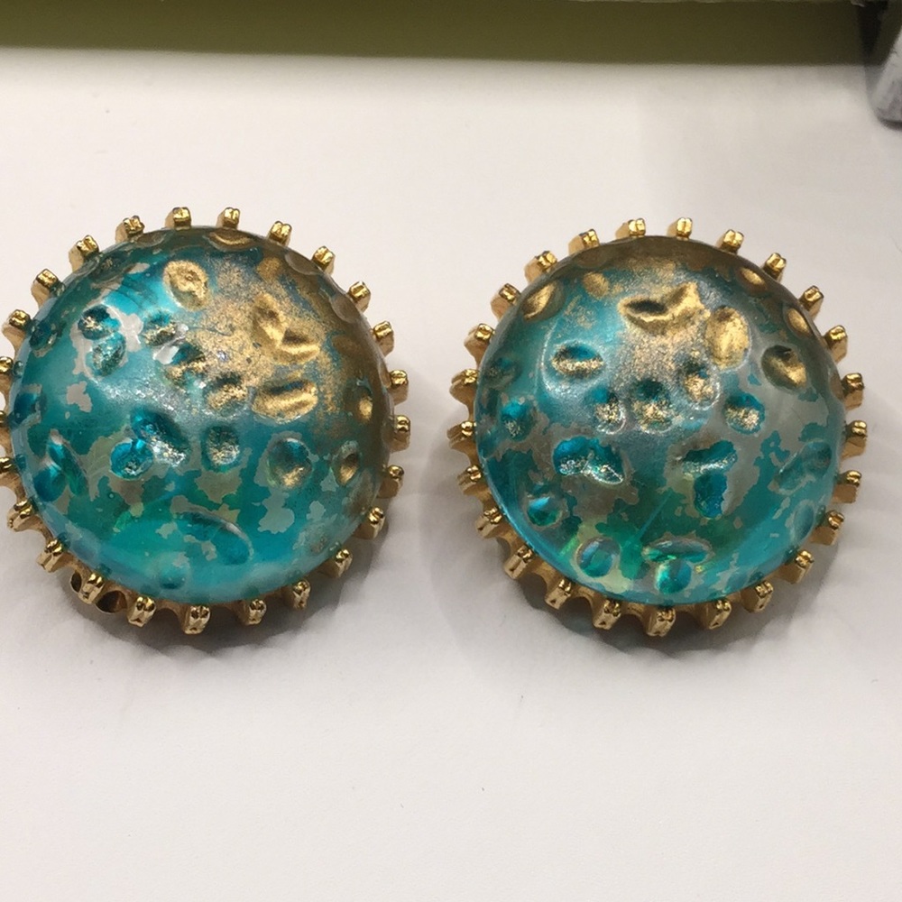 Vintage STAR lucite Earrings